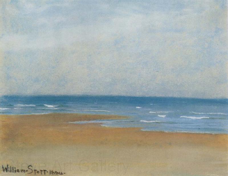 William Stott of Oldham A Seascape Spain oil painting art